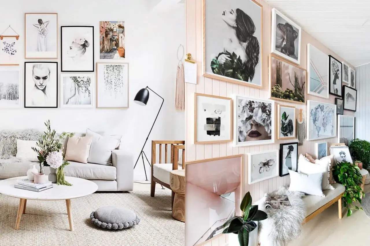 Moderne Fotowand-Ideen mit stilvollen Portr&auml;ts, Naturmotiven und abstrakter Kunst. Ein Hingucker f&uuml;r jedes Zuhause.